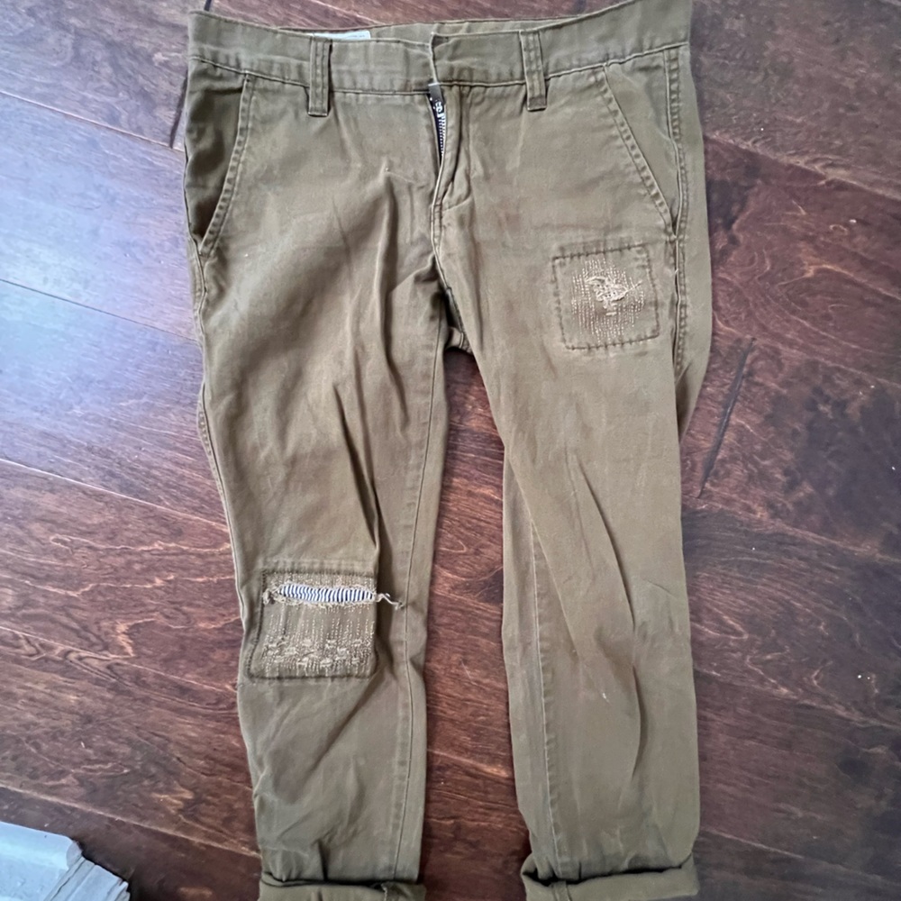 Hurley army green cargo pant sz 5
